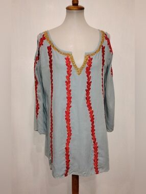 VINTAGE COLLECTION EMBROIDERED TUNIC NWT